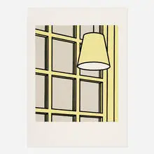 Interior: Morning by Patrick Caulfield, 1970, screenprint in colors, sold Feb 2022