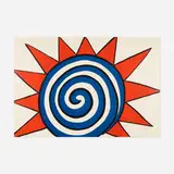 L'Etoile by Alexander Calder, 1975, lithograph in colors, sold Feb 2022