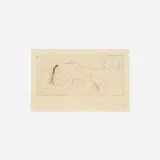 Pablo Picasso, Peintre et modèle a l'ottoman (from the Les Dames de Mougins portfolio), 1963, etching