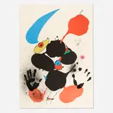 Godalla by Joan Miró, 1973, lithograph in colors on Guarro paper, sold Feb 2022
