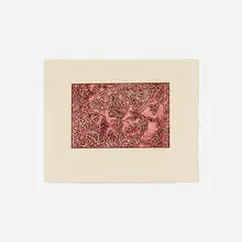 Divertimento by Mark Tobey, 1971, etching and aquatint in colors on Hahnemühle, sold Feb 2022