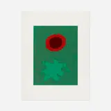 Adolph Gottlieb, Chrome Green, 1972, screenprint in colors