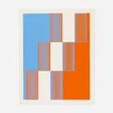 Richard Anuszkiewicz, Celebrate New York, 1973, screenprint in colors