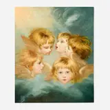 Joshua Reynolds, Heads of Angels (A Portrait of Miss Frances Isabel Kerr Gordon), oil on canvas