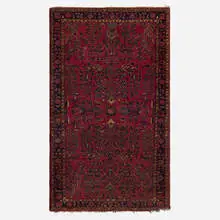 Persian, Sarouk carpet, c. 1915, hand-knotted wool