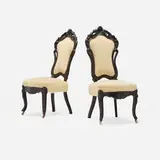 Victorian, Parlor chairs, pair