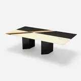 Modern, Coffee table, c. 1975, marble