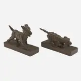 Edith Barretto Stevens Parsons, Walking Terrier and Running Terrier bookends