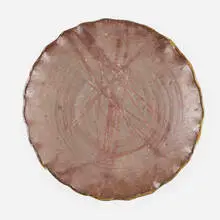 Rosanjin, Plate, 1954, stoneware