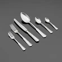Polish, Flatware service, .800 silver, stainless steel