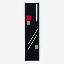 Grazia Varisco, Tavola magnetica 4 + 3, 1960, mobile magnets on steel