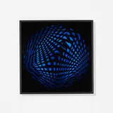 Grazia Varisco, Schema Luminoso Variabile R.3.D., 1963, Perspex, wooden light box and electric motor
