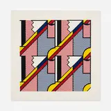Roy Lichtenstein, Modern Print, 1971, lithograph and screenprint on paper
