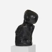Jean-Robert Ipoustéguy, Untitled (Torso), 1956, bronze, lacquered wood