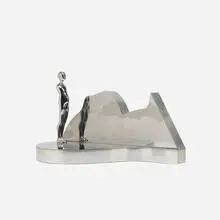 Untitled by Ernest Trova, 1970, chrome-plated brass, chrome-plated steel, sold Sep 2015