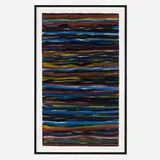 Horizontal Brushstrokes by Sol LeWitt, 1992, gouache on paper, sold Sep 2015