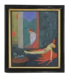 John Hancock, Untitled, watercolour 30 x 25cm In his short career