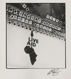 David, Untitled, DAVID BAILEY (b.1938) LIVE AID STAGE 13TH JULY 1985 Gelatin silver print