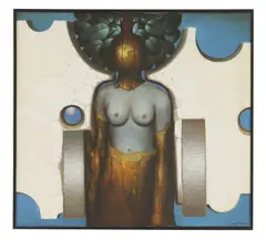 Mil Antonis, Untitled, oil on canvas 99 x 109cm .