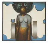 Mil Antonis, Untitled, oil on canvas 99 x 109cm .