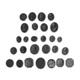 Untitled by Twenty-six Black Basalt Intaglio Medallions, sold Jul 2024