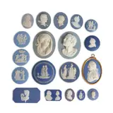 England, 18th and 19th century, by Nineteen Unmarked Jasper Medallions, sold Jul 2024