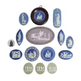 England, 18th and 19th century, by Fifteen Wedgwood Jasper Medallions, sold Jul 2024