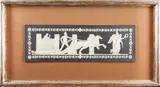 England, 19th century, by Wedgwood Black Jasper Dip Plaque, sold Jul 2024