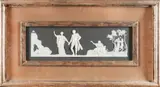 Wedgwood Solid Black Jasper Plaque, England, late 19th century,