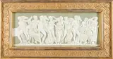 Wedgwood Solid Green Jasper Plaque, England, 19th century,