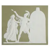 England, 19th century, by Wedgwood Green Jasper Dip Plaque, sold Jul 2024