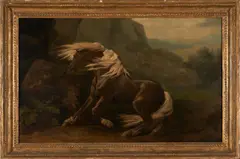 George Stubbs, A Startled Horse, oil on canvas