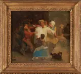 Ra Sir David Wilkie, Study from The Village Holiday, oil on panel
