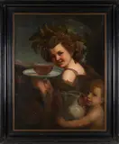 Guido Reni, The Boy Bacchus, oil on canvas