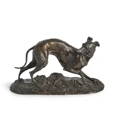 Bronze Whippet, Untitled