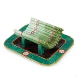 Untitled by Minton Majolica Asparagus Stand, 1868, sold Jul 2024