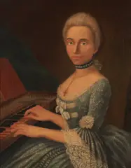 Portrait of Maria Friederike Schoder by German School, oil on canvas, sold Jul 2024