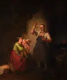 Johann Georg Meyer, The Good Doctor, oil on canvas