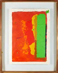 John Hoyland, Untitled, acrylic on paper