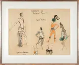 Yves Saint Laurent, Costume Designs for the Ballets de Roland Petit