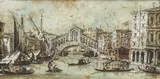 Giacomo Guardi, 'Veduta del Ponte di Rialto'; and 'Ponte di Rialto', Venice, two of a set, gouache and watercolour on paper