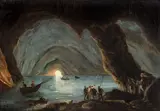 The Grotta Azzurra, Capri by Italian School, oil on canvas, sold Jul 2024
