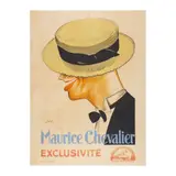 Jean Don, Maurice Chevalier Exclusivite, c. 1935, Lithograph in colors on wove paper linen-backed