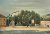Bodensee-Ufer (2) by Karl Hofer, 1939, Öl auf Leinwand, sold Jun 2009