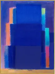 Architektur und Farbe by Heinz Mack, 2004, Acryl auf Leinwand, sold Nov 2024