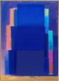 Heinz Mack, Architektur und Farbe, 2004, Acryl auf Leinwand