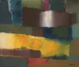 Fritz Winter, Mit Rot und Gelb, 1965, Öl auf Leinwand