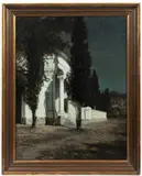 Vasilij Ivanovič Grandi, Palace in Crimea, 1920s, oil on canvas