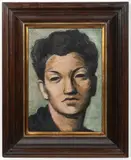 Frantisek Tichy, Portrait of a Young Man, 1940s, oil on canvas