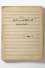 Kamil Lhoták, Series of Musical Compositions, 1930, indian ink, paper